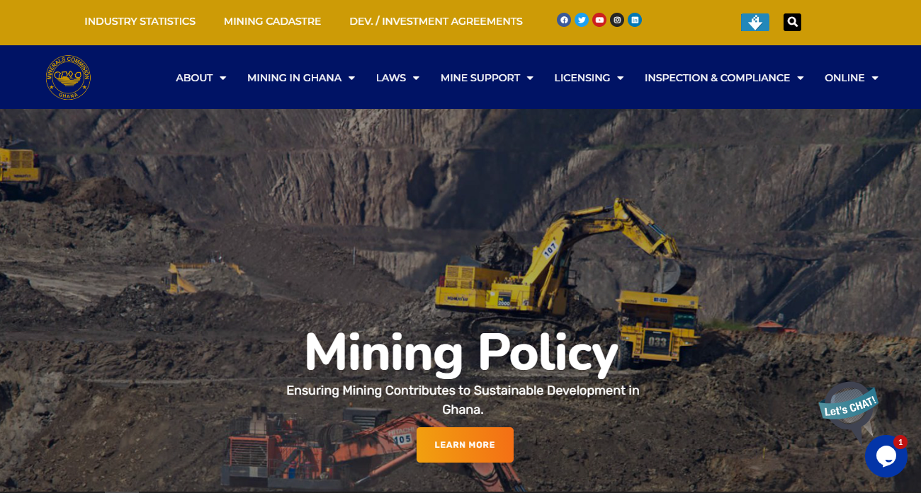 Minerals commission website